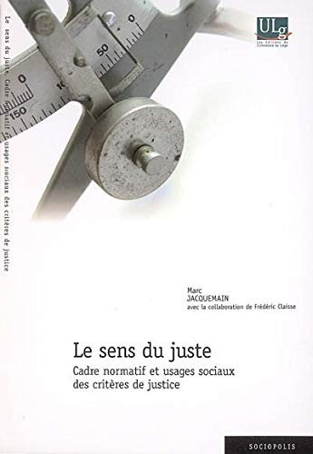Le sens du juste