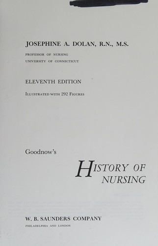 Goodnow's history of nursing