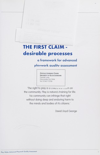 The first claim - desirable processes