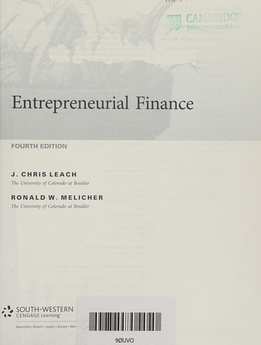 Finance for Entrepreneurs