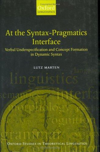 At the syntax-pragmatics interface