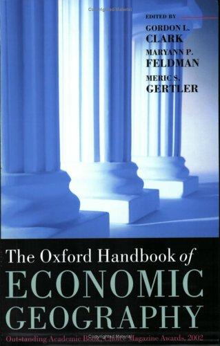 The Oxford Handbook of Economic Geography