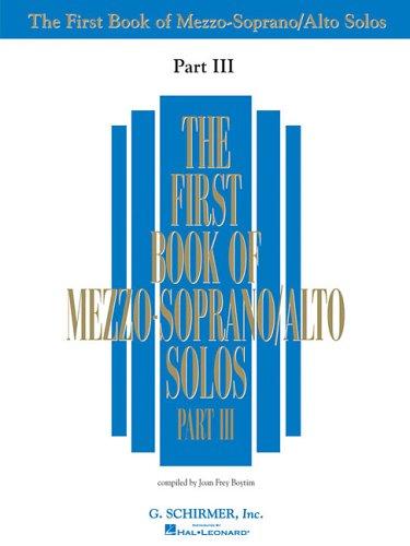 First Book of Mezzo-Soprano Solos