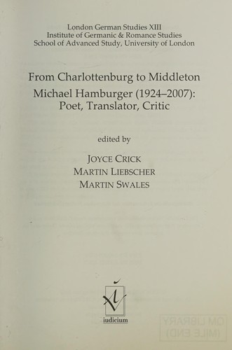 From Charlottenburg to Middleton
