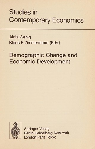 Demographic change and economic development
