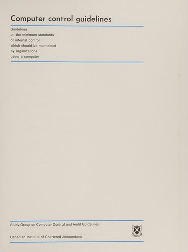 Computer control guidelines