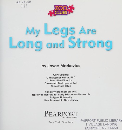 My legs are long and strong