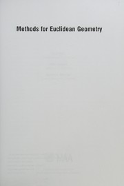Methods for Euclidean geometry