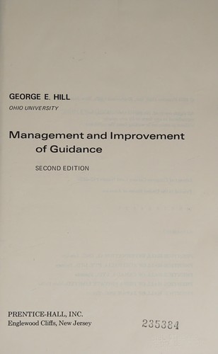 Management and improvement of guidance
