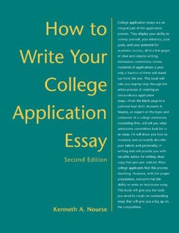 How to write your college application essay