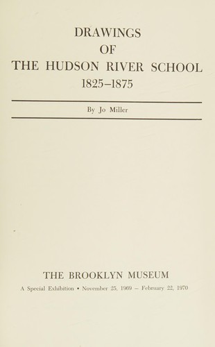 Drawings of the Hudson River School