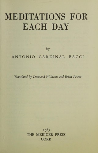 Meditations for each day