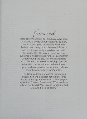 Forward Press poets 2009