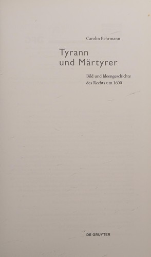 Tyrann und Märtyrer