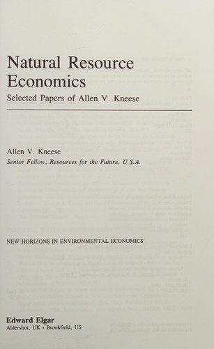Natural resource economics