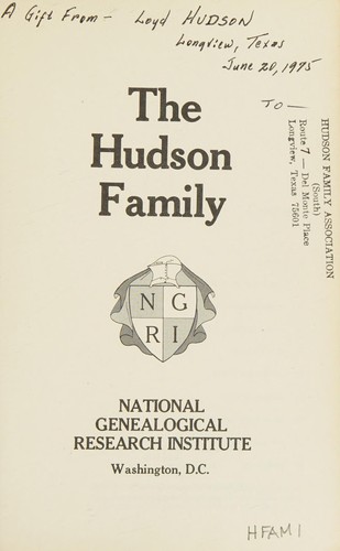 The Hudson family