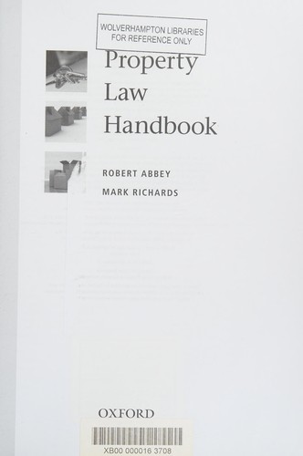 Property Law Handbook 2012-2013