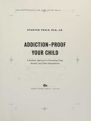 Addiction proof your child