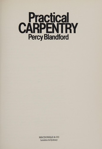 Practical Carpentry