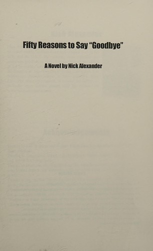 Fifty reasons to say "goodbye"