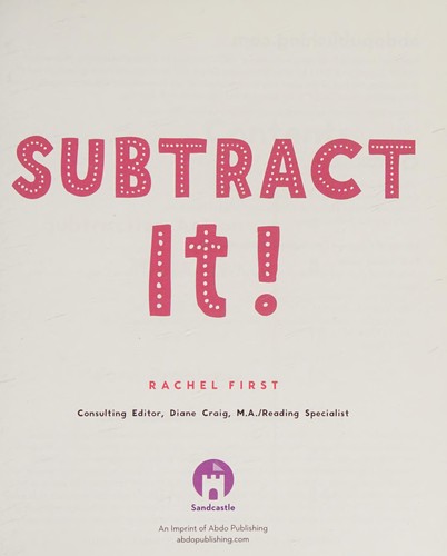 Subtract it!