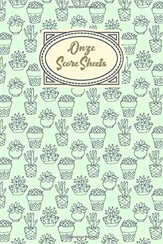 Onze Score Sheets : A Pad of Scoresheets : Perfect for Scorekeeping