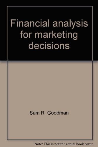 Financial analysis for marketing decisions