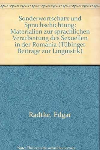 Sonderwortschatz und Sprachschichtung
