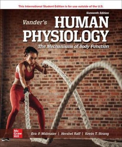 Vanders Human Physiology : Ional Experien