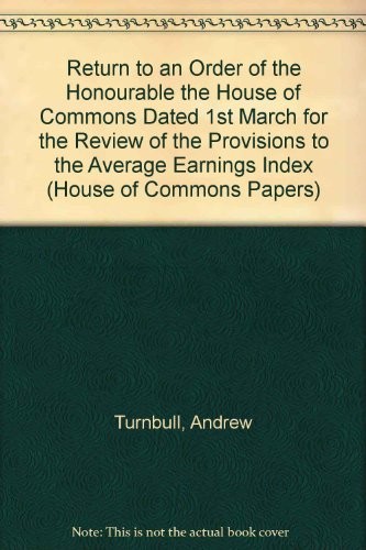 Review of the revisions to the average earnings index