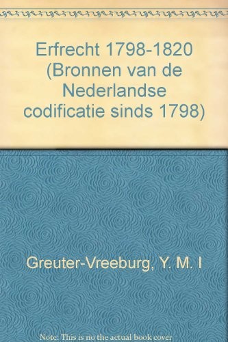 Erfrecht 1798-1820