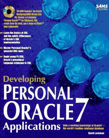 Developing Personal Oracle7 applications