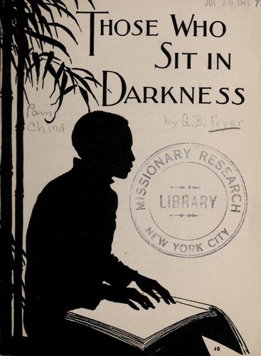 Work for the blind in China, 1931-1941