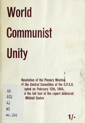 World communist unity