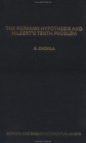 The Riemann hypothesis and Hilbert's tenth problem