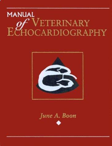 Manual of veterinary echocardiography