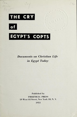 The Cry of Egypt's copts