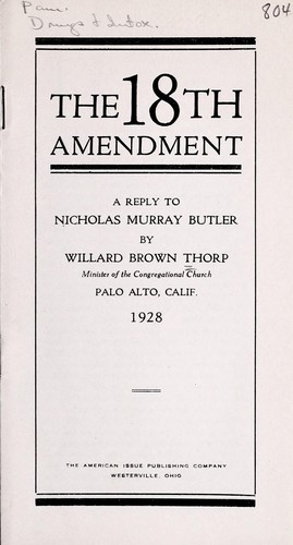 The 18th amendment