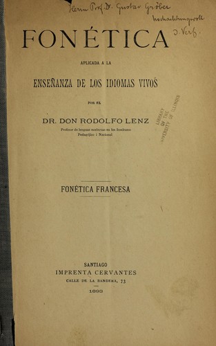 Fonética aplicada a la enseñanza de los idiomas vivos