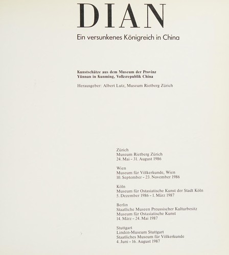I Bronzi del Regno di Dian