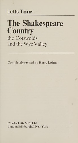 Letts Tour the Shakespeare Country, the Cotswolds and the Wye Valley