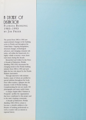 A decade of distinction