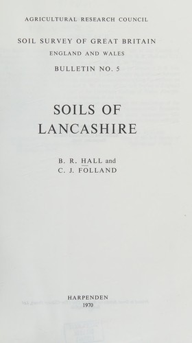 Soils of Lancashire