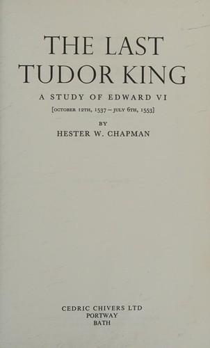 THE LAST TUDOR KING
