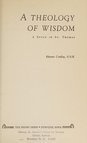 A theology of wisdom