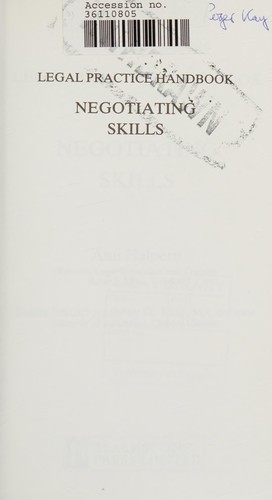 Negotiating skills