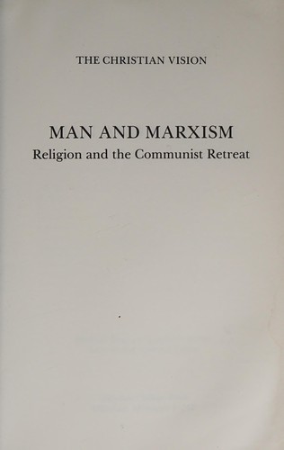 Man and Marxism