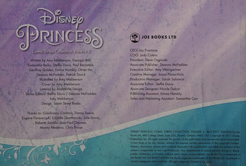 Disney Princess comic strips collection