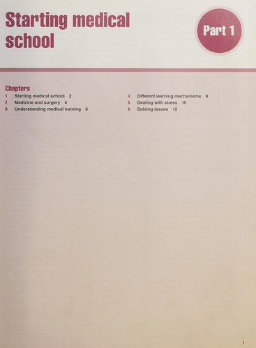 Medical School at a Glance