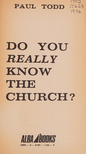 Do you really know the Church?